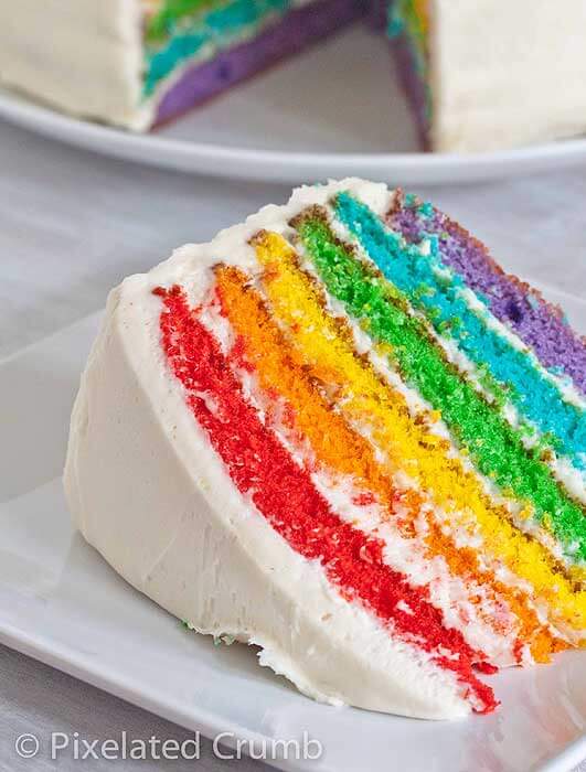 Detail Gambar Kue Rainbow Cake Nomer 46