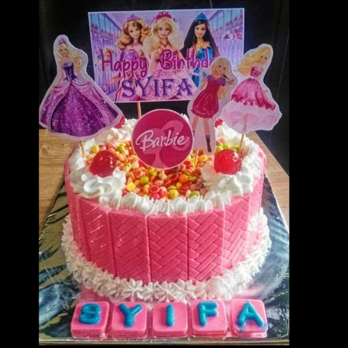 Detail Gambar Kue Tart Barbie Nomer 21