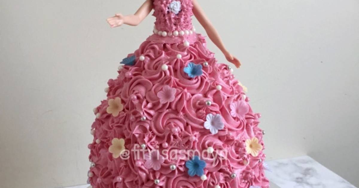 Detail Gambar Kue Tart Barbie Nomer 6