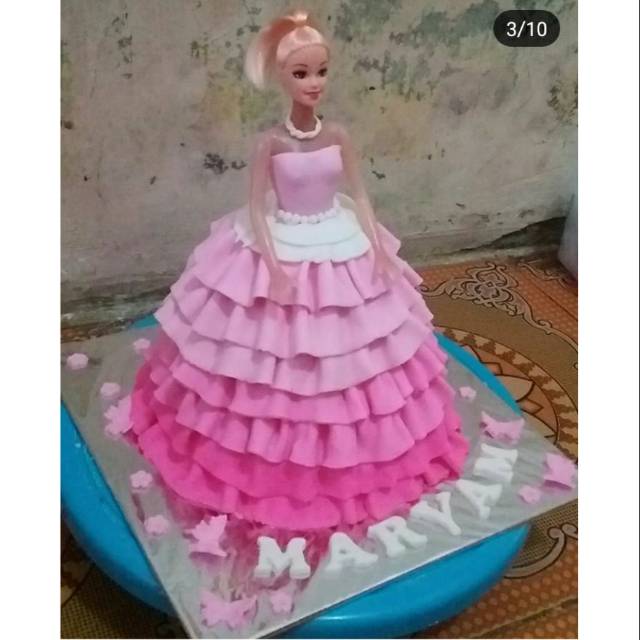 Detail Gambar Kue Tart Barbie Nomer 53