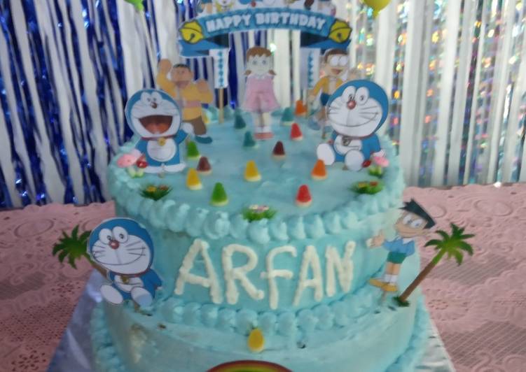 Detail Gambar Kue Tart Doraemon Nomer 35