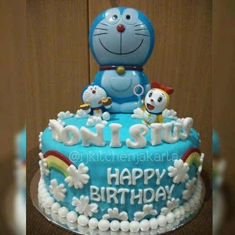 Detail Gambar Kue Tart Doraemon Nomer 48