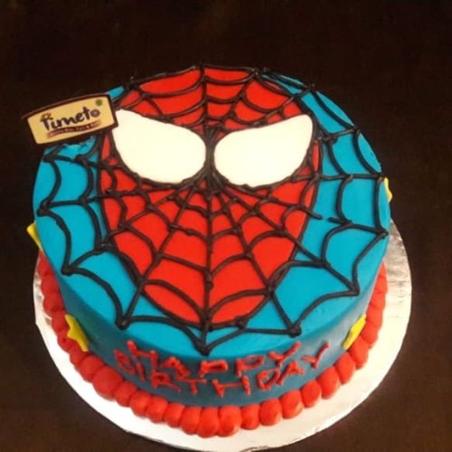 Detail Gambar Kue Tart Karakter Spiderman Nomer 12