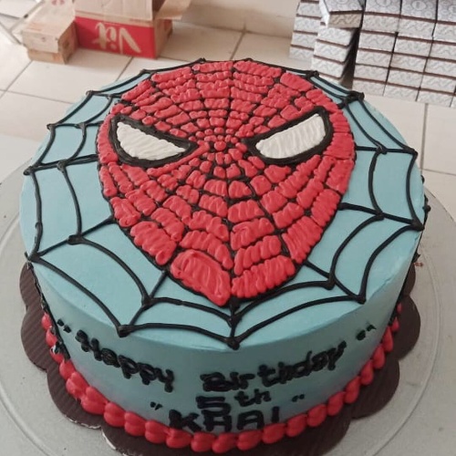 Detail Gambar Kue Tart Karakter Spiderman Nomer 21