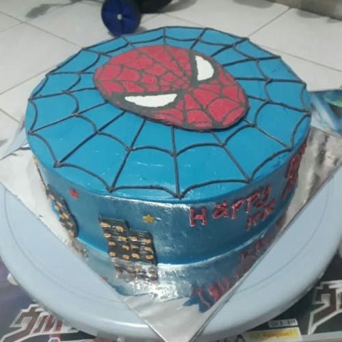 Detail Gambar Kue Tart Karakter Spiderman Nomer 10