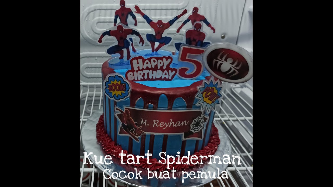 Detail Gambar Kue Tart Spiderman Nomer 15