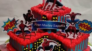 Detail Gambar Kue Tart Spiderman Nomer 42