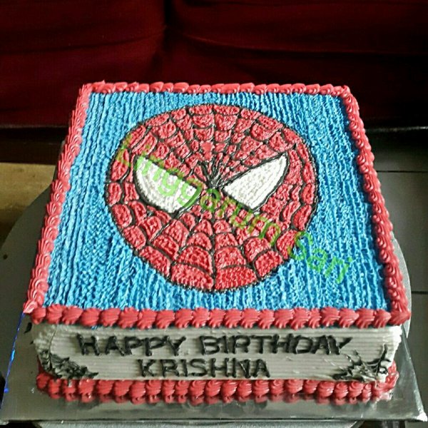 Detail Gambar Kue Tart Spiderman Nomer 51