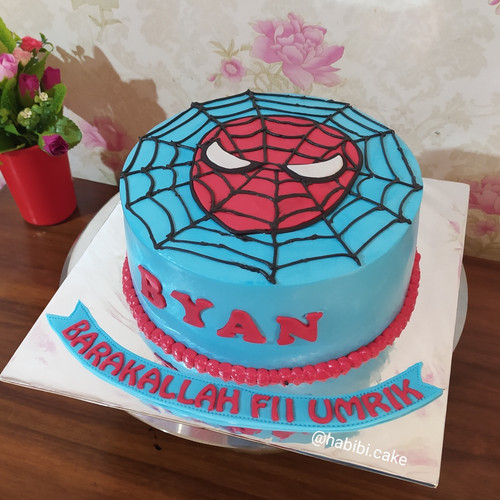 Detail Gambar Kue Tart Spiderman Nomer 10