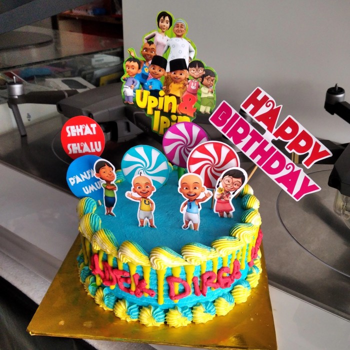 Detail Gambar Kue Tart Upin Ipin Nomer 26