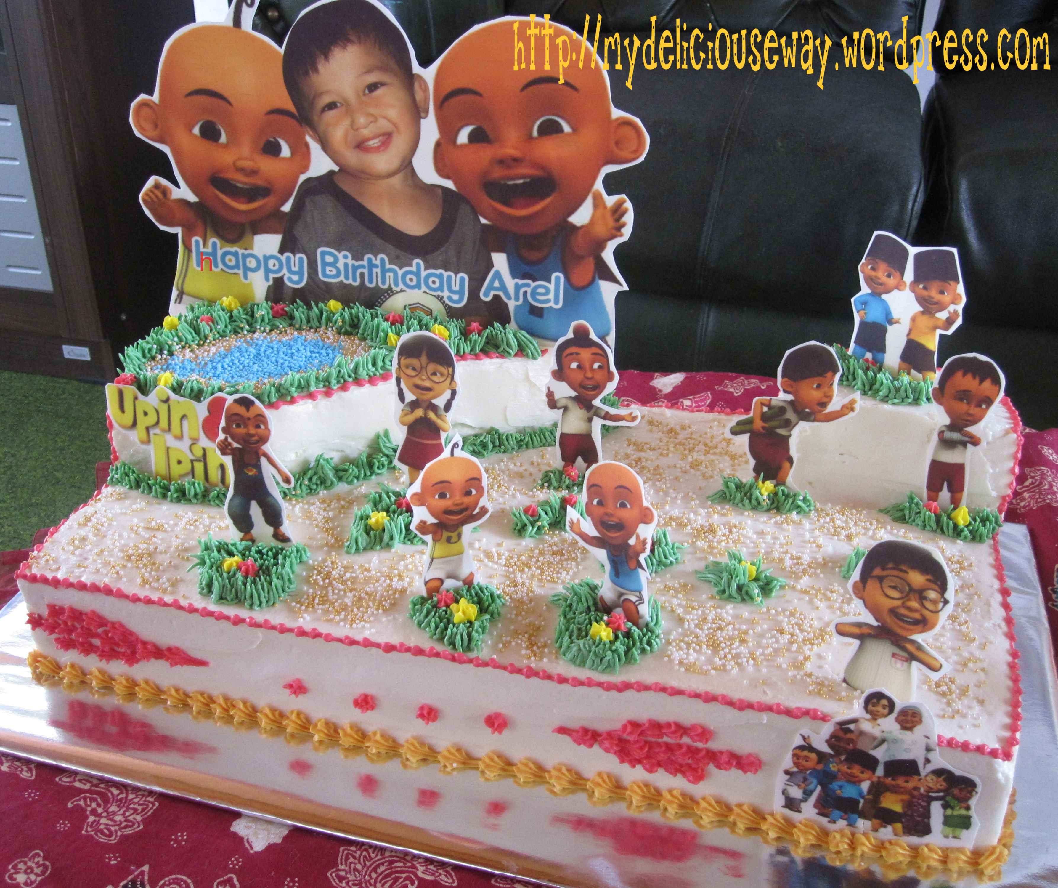 Detail Gambar Kue Tart Upin Ipin Nomer 52