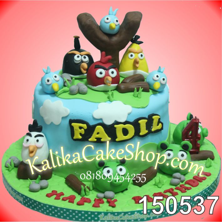 Detail Gambar Kue Ulang Tahun Angry Bird Nomer 21