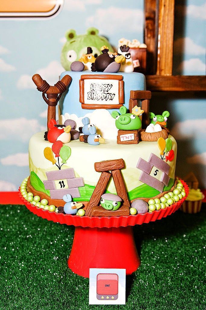 Detail Gambar Kue Ulang Tahun Angry Bird Nomer 38