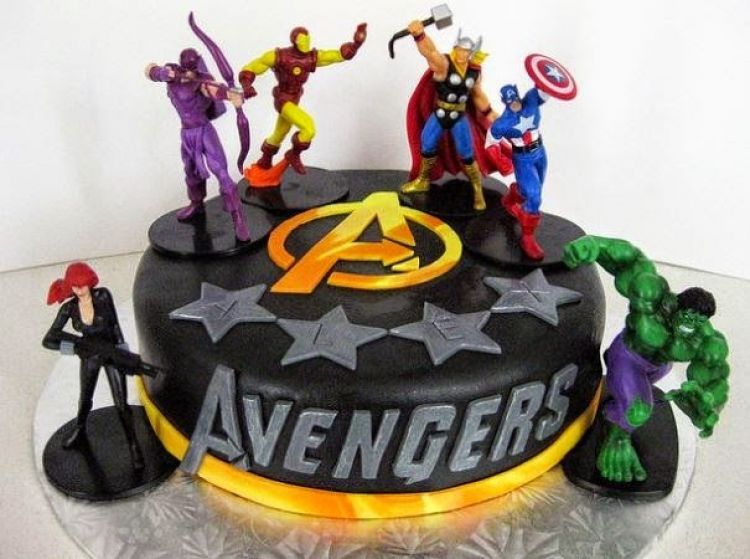 Detail Gambar Kue Ulang Tahun Avengers Nomer 36
