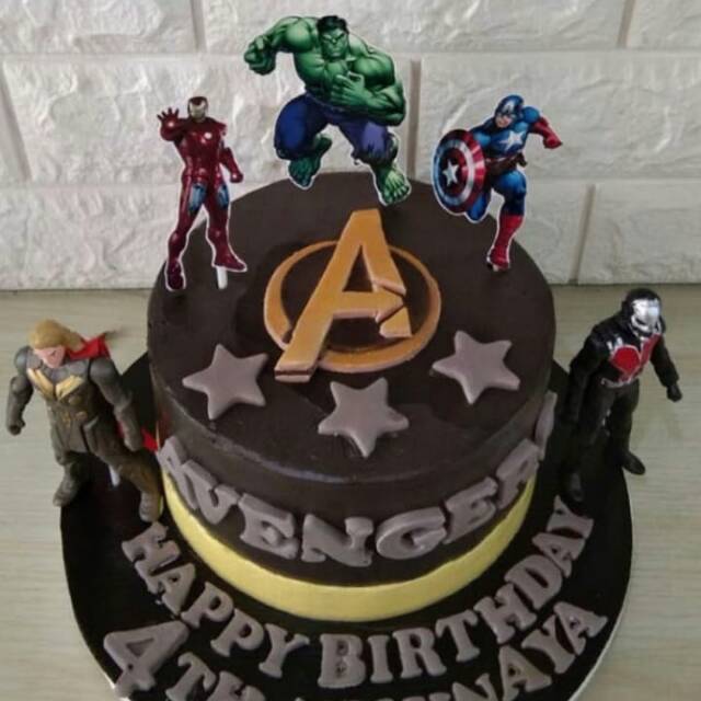 Detail Gambar Kue Ulang Tahun Avengers Nomer 6