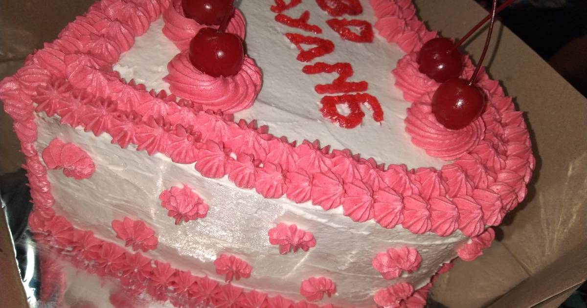 Detail Gambar Kue Ulang Tahun Bentuk Love Nomer 57