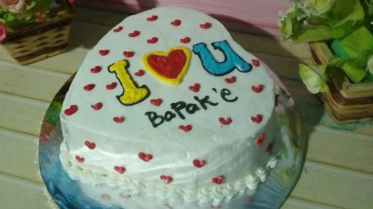 Detail Gambar Kue Ulang Tahun Bentuk Love Nomer 58