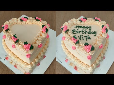 Detail Gambar Kue Ulang Tahun Bentuk Love Nomer 8