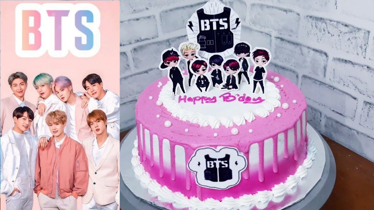 Detail Gambar Kue Ulang Tahun Bts Nomer 2