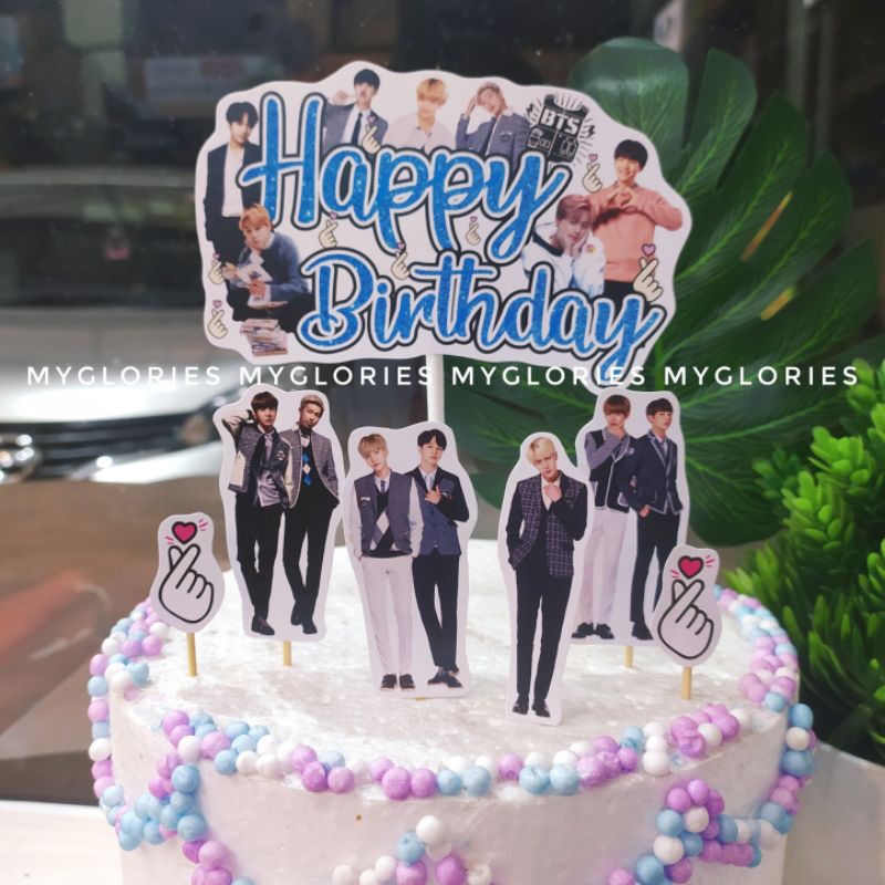 Detail Gambar Kue Ulang Tahun Bts Nomer 27