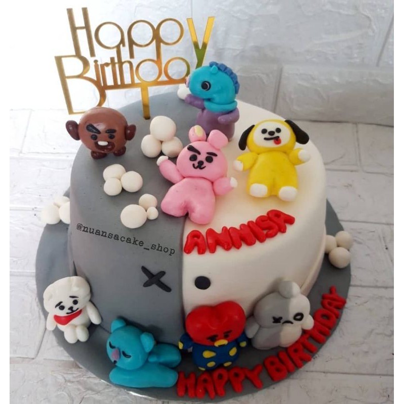 Detail Gambar Kue Ulang Tahun Bts Nomer 30