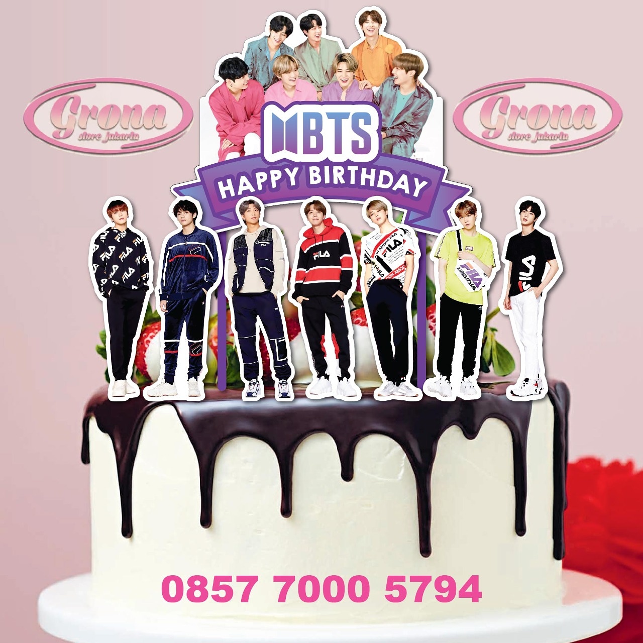 Detail Gambar Kue Ulang Tahun Bts Nomer 49