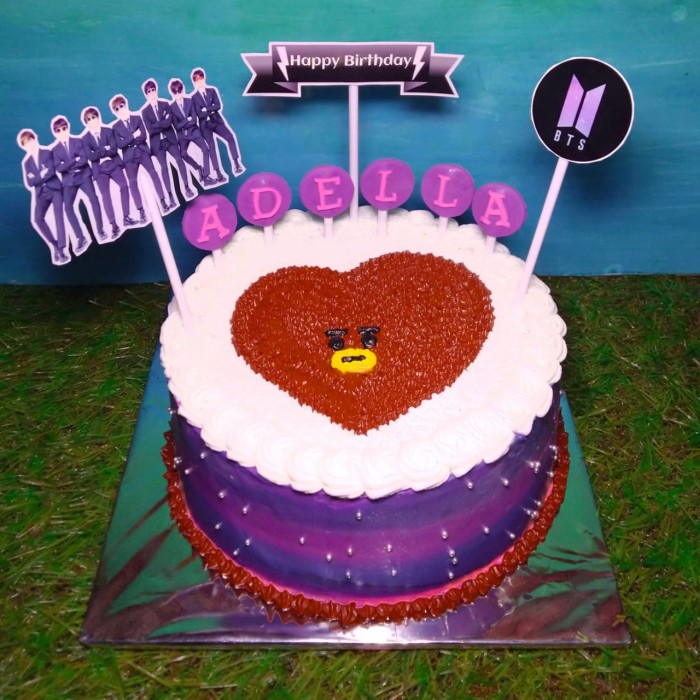 Detail Gambar Kue Ulang Tahun Bts Nomer 55