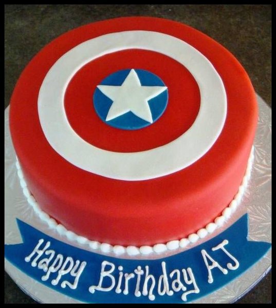 Detail Gambar Kue Ulang Tahun Captain America Nomer 11