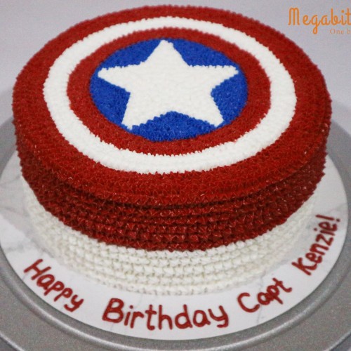 Detail Gambar Kue Ulang Tahun Captain America Nomer 19