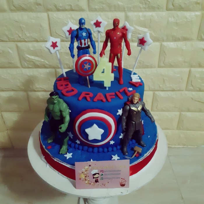 Detail Gambar Kue Ulang Tahun Captain America Nomer 27