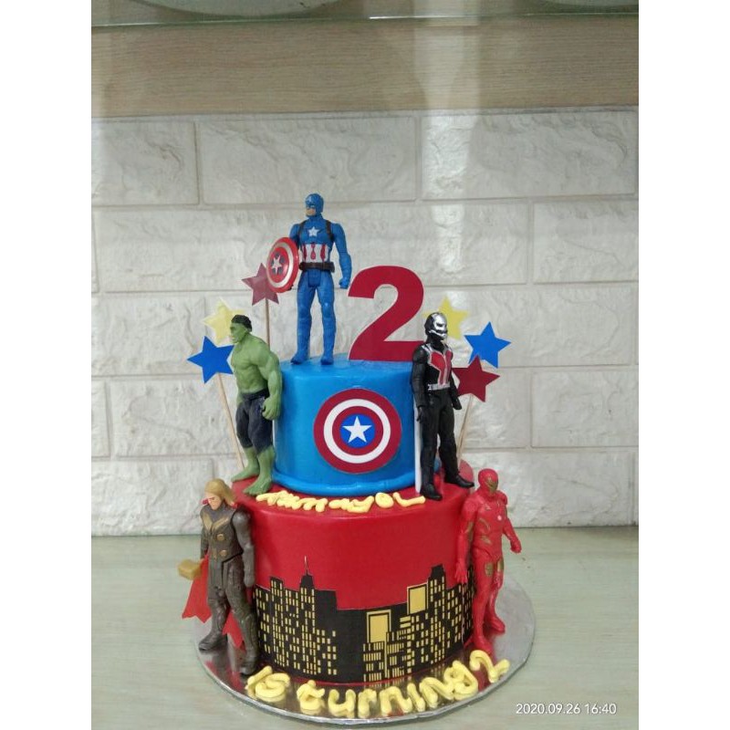 Detail Gambar Kue Ulang Tahun Captain America Nomer 29
