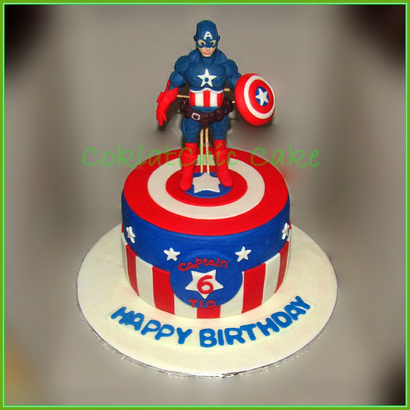 Detail Gambar Kue Ulang Tahun Captain America Nomer 30