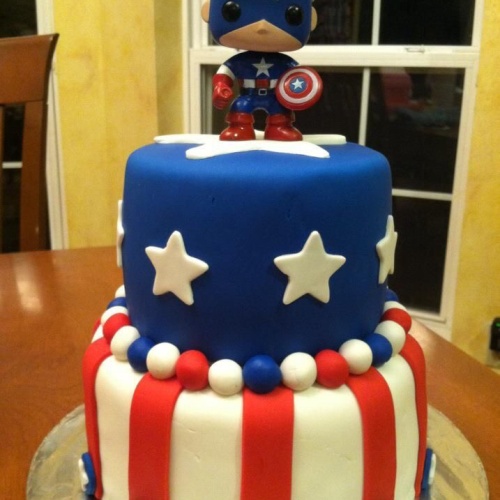 Detail Gambar Kue Ulang Tahun Captain America Nomer 34