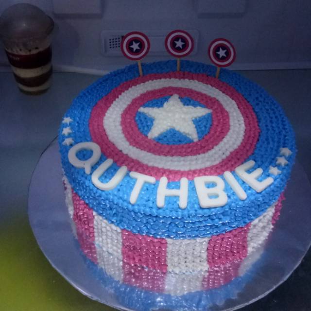 Detail Gambar Kue Ulang Tahun Captain America Nomer 47