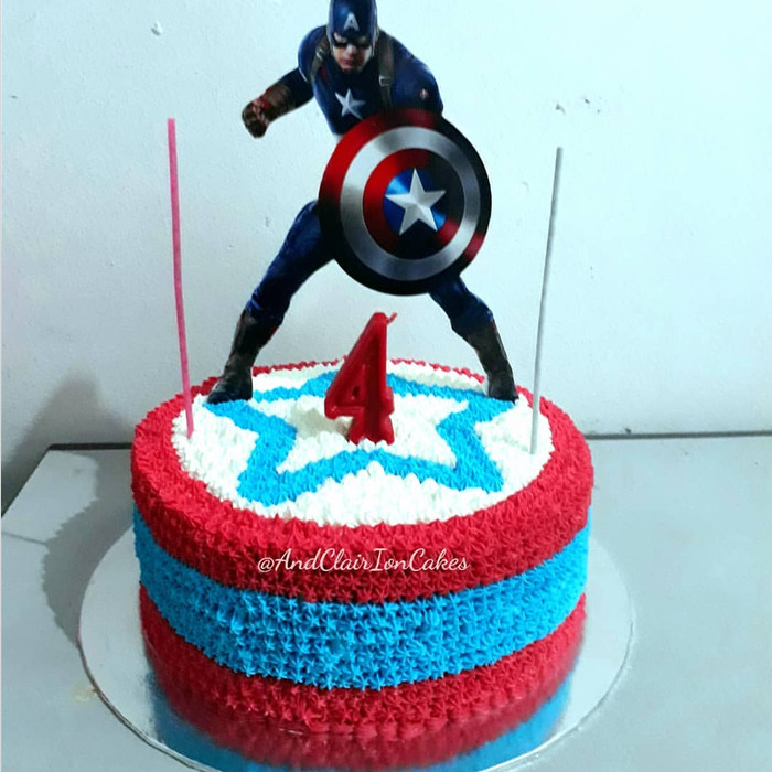 Detail Gambar Kue Ulang Tahun Captain America Nomer 53