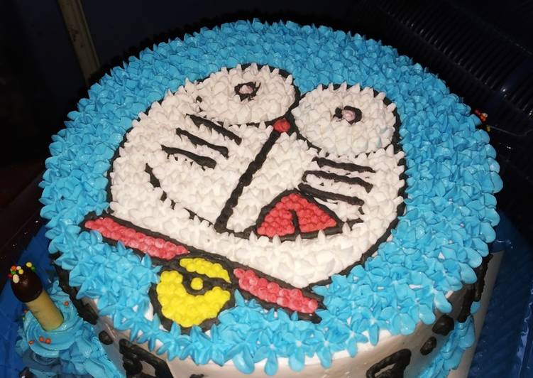 Detail Gambar Kue Ulang Tahun Doraemon Nomer 20