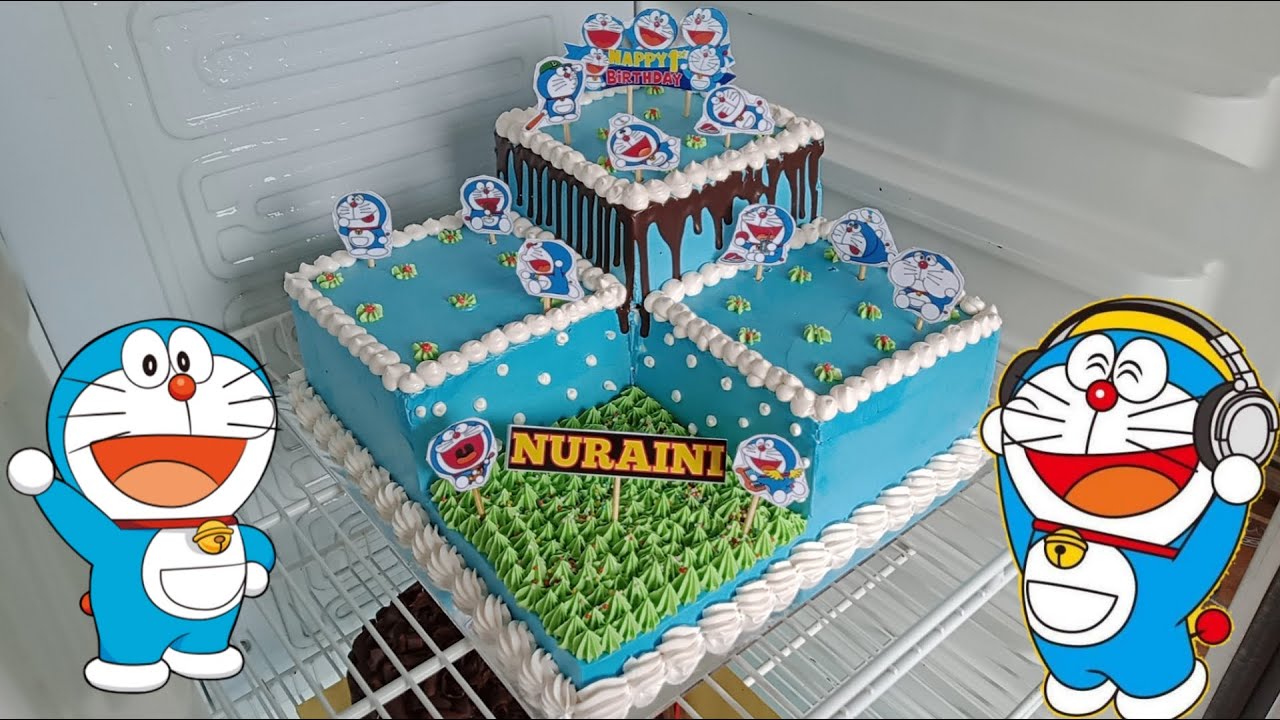 Detail Gambar Kue Ulang Tahun Doraemon Nomer 50