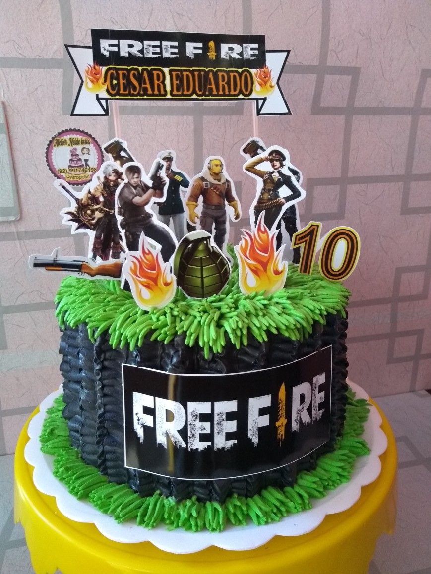 Detail Gambar Kue Ulang Tahun Free Fire Nomer 14