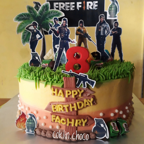 Detail Gambar Kue Ulang Tahun Free Fire Nomer 3