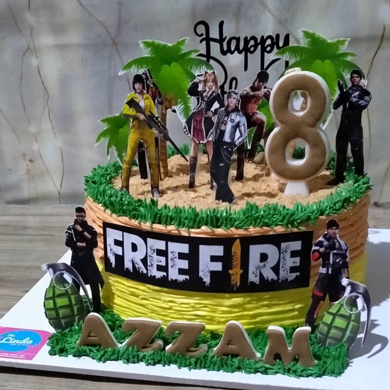 Detail Gambar Kue Ulang Tahun Free Fire Nomer 26