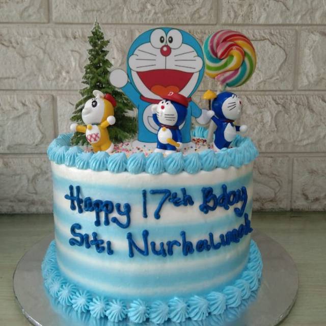 Detail Gambar Kue Ulang Tahun Karakter Doraemon Nomer 33