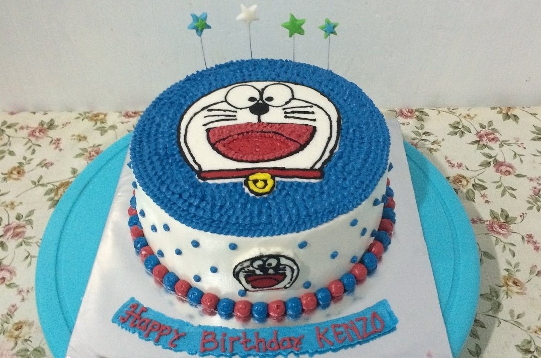 Detail Gambar Kue Ulang Tahun Karakter Doraemon Nomer 35