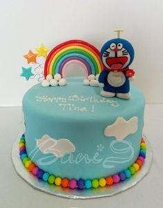 Detail Gambar Kue Ulang Tahun Karakter Doraemon Nomer 56