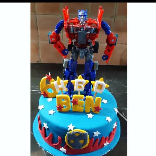 Detail Gambar Kue Ulang Tahun Karakter Robot Nomer 48