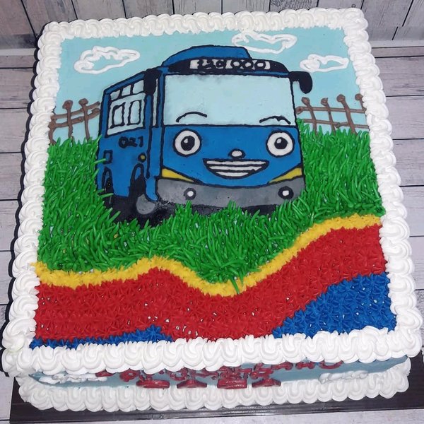 Detail Gambar Kue Ulang Tahun Karakter Tayo Nomer 21