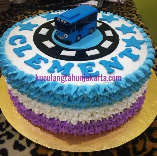 Detail Gambar Kue Ulang Tahun Karakter Tayo Nomer 24