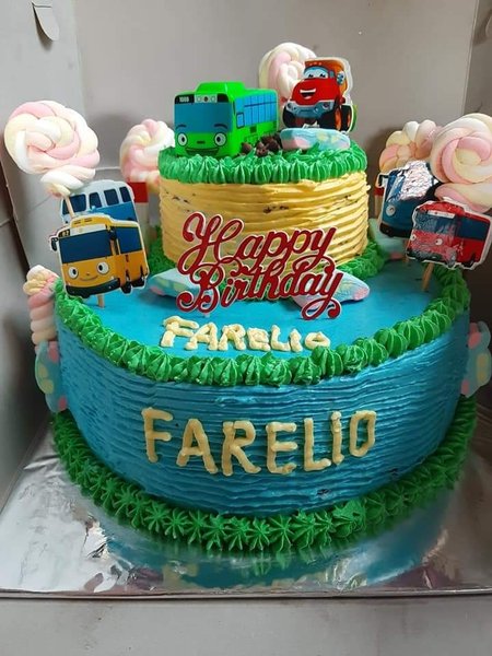 Detail Gambar Kue Ulang Tahun Karakter Tayo Nomer 32