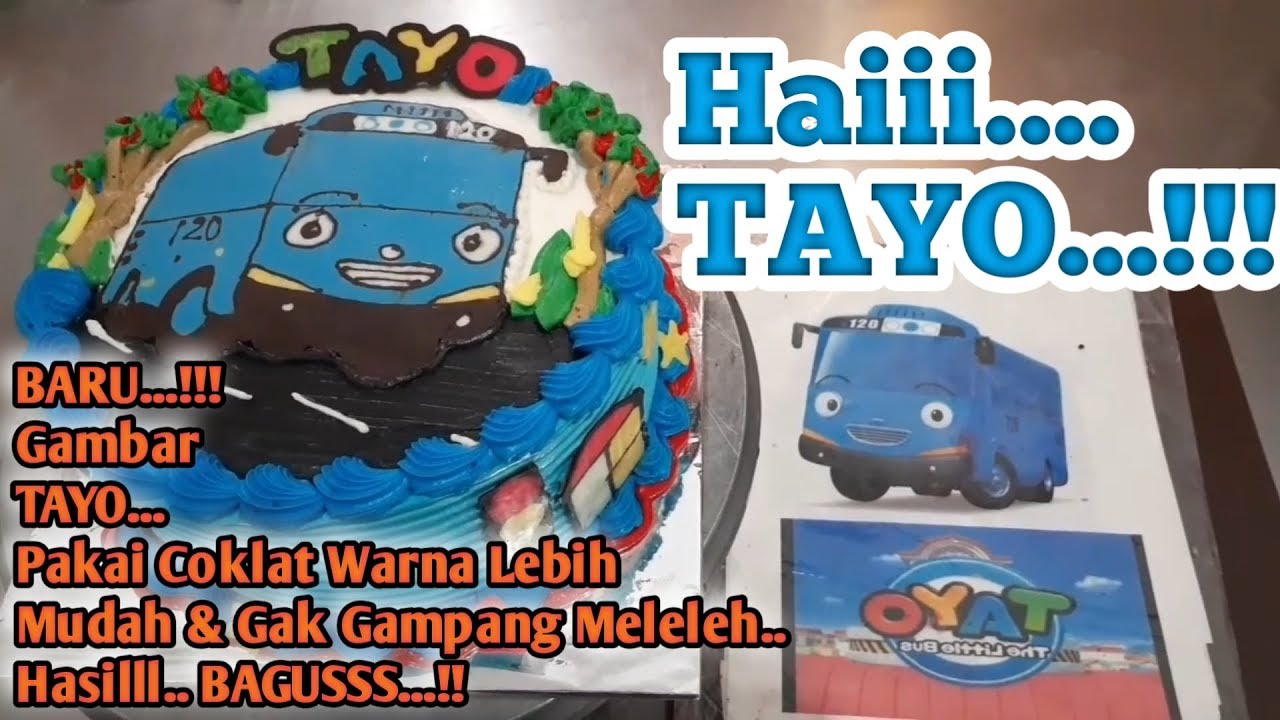 Detail Gambar Kue Ulang Tahun Karakter Tayo Nomer 56