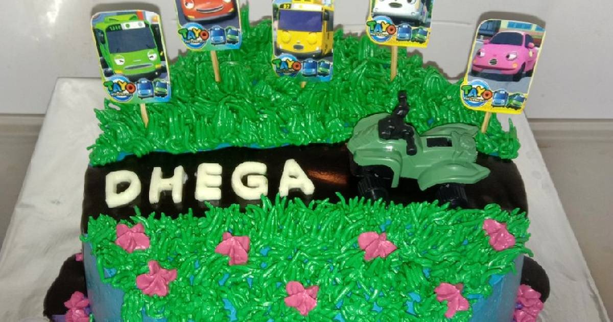 Detail Gambar Kue Ulang Tahun Karakter Tayo Nomer 9