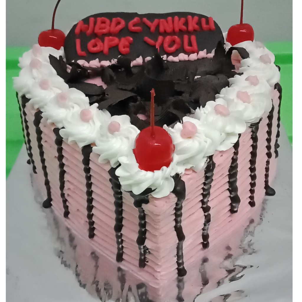 Detail Gambar Kue Ulang Tahun Love Nomer 31